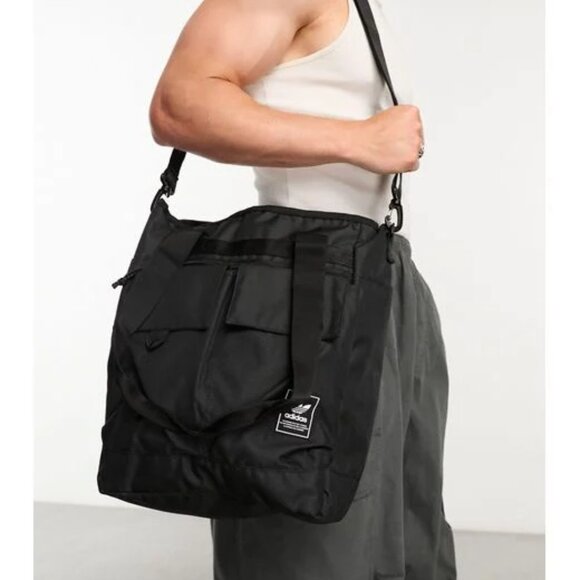 adidas Originals Handbags - Adidas Originals Black Utility 2.0 Tote Bag